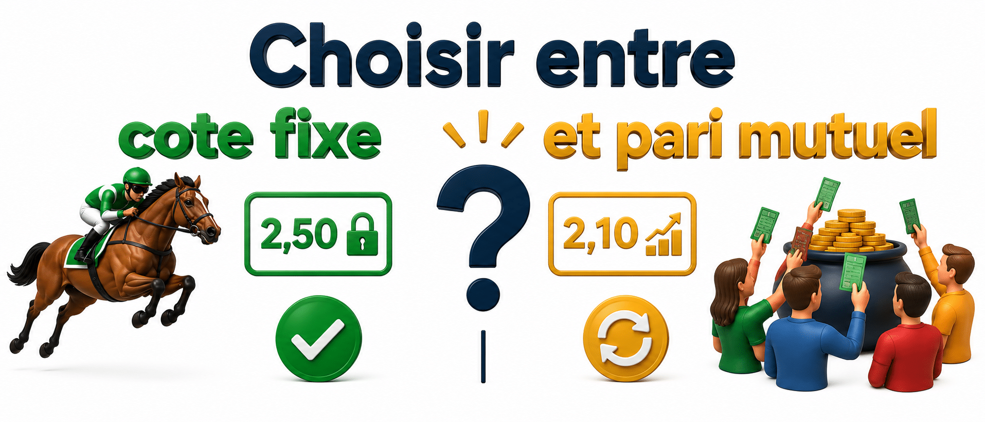 cote fixe ou pari mutuel : lequel choisir