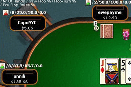 Hud de Poker Office sur une table