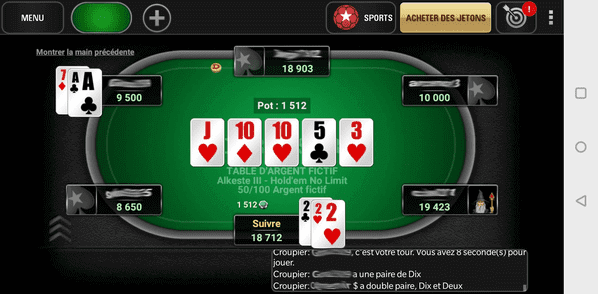 Application PokerStars (avis).