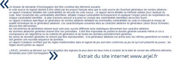 Arjel : poker non tuqué (preuve).