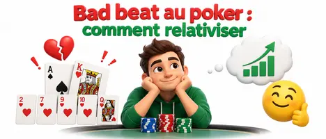 Bad beat au poker : comment relativiser