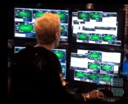 Capture d'écran du record du monde de Bertrand Grospellier(Elky), en 2009.