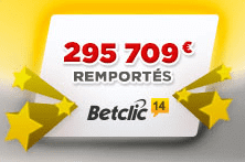 BetClic 14 : le plus gros gain avec une grille de paris sportifs.