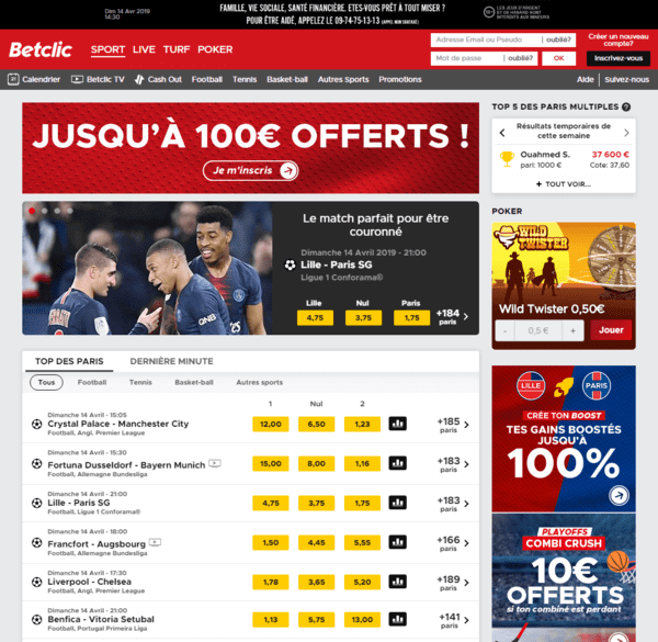 Betclic sport.