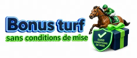 Bonus turf sans conditions de mise