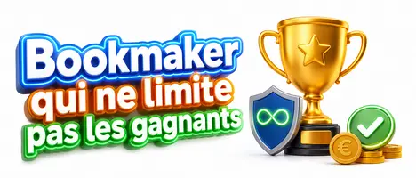 Bookmaker qui ne limite pas les gagnants