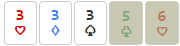 Exemple de trois 3.