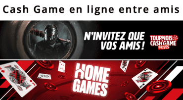 Cash Game en ligne entre amis.