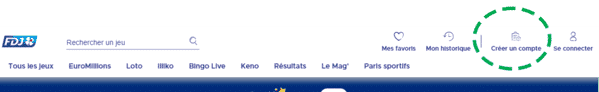 Comment créer un compte FDJ.