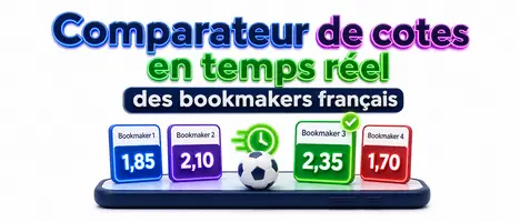 Comparateur de cotes en temps réel des bookmakers français