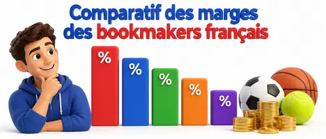 Comparatif des marges des bookmakers français