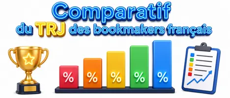 Comparatif du TRJ des bookmakers français