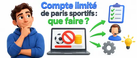 Compte limité de paris sportifs : que faire ?