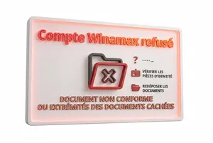 Compte Winamax refusé