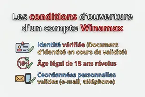 Les conditions d’ouverture d’un compte Winamax