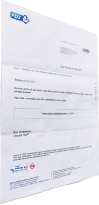 Lettre de validation.