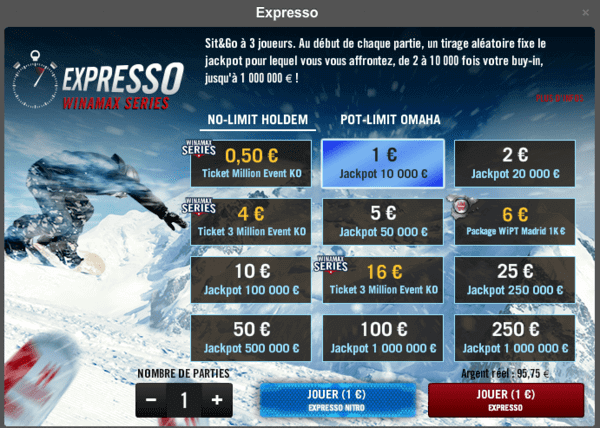Expresso Winamax Series (édition 26).