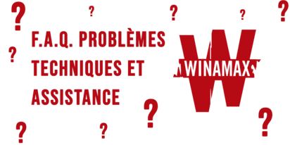 FAQ sur les problèmes techniques et l'assistance fournie par Winamax.