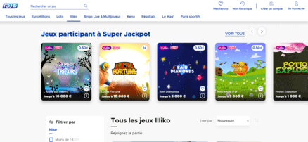 FDJ en ligne.