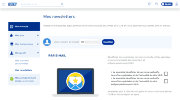 FDJ : mes newsletters.