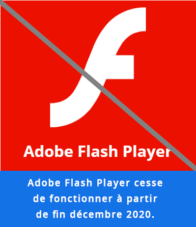 Fin d'Adobe Flash Player.
