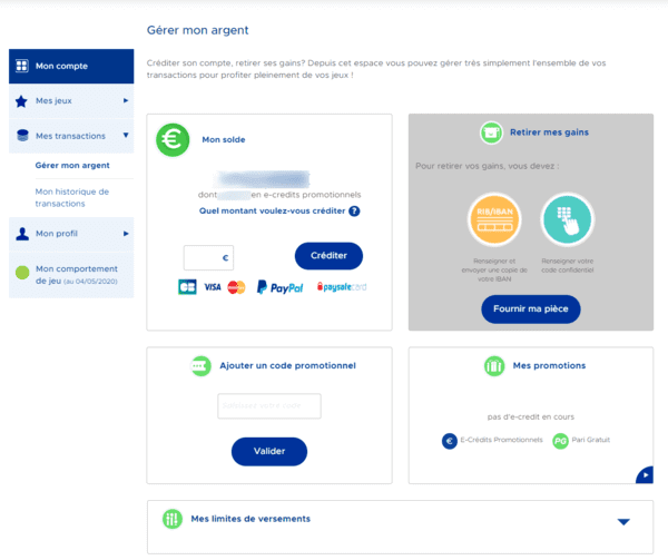 Gérer mes sous.