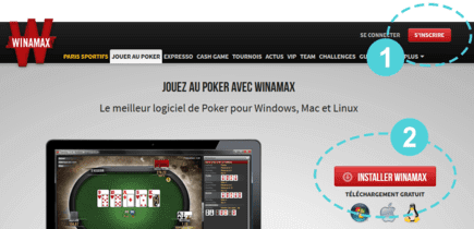 S'inscrire sur le site.