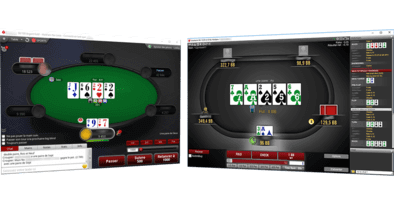 Jeux de poker en ligne entre amis.