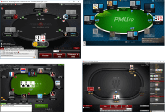 Jouer au poker en ligne.