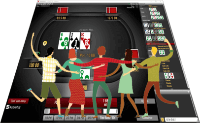 Jouer au poker sur la toile avec vos rpoches.