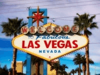Vue du célèbre paneau de las Vegas