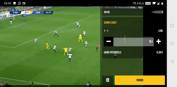 Match en direct en plein écran et pari sportif avec Winamax TV (vidéos).