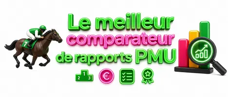 Le meilleur comparateur de rapports PMU