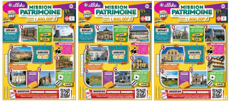 Tickets Mission Patrimoine (Illiko).