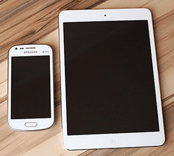 tablette et smartphone