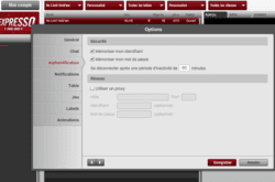 Les options d'authentification de Winamax