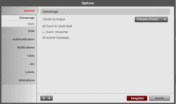 Les options de Winamax