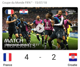 Pari sportif : coupe du monde 2018.