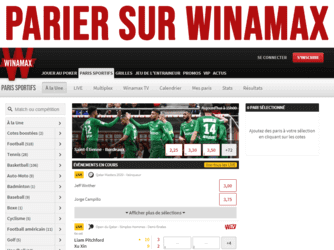 Parier sur Winamax.