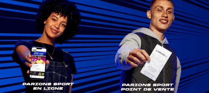 Parions Sport en ligne vs en point de vente.