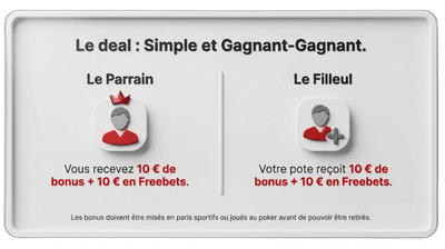 Winamax est intéressant pour les parrains.