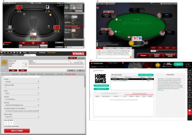 Plateforme de poker en ligne entre amis.