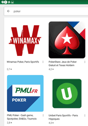 Des applications de poker pour Android sur tablette.