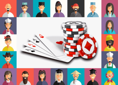 Le poker en ligne entre amis.