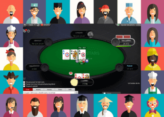 Le poker en ligne entre amis sur pokerStars.