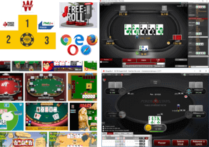 Le poker online gratuit.