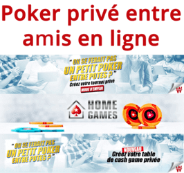 Poker prive entre amis en ligne.