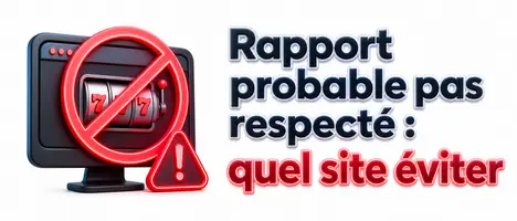 rapport probable pas respecté : quel site éviter