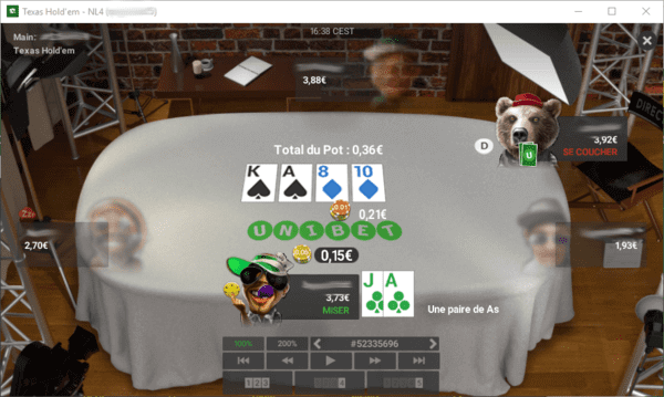 Replayer Unibet.