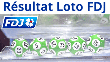 Le resultat du Loto de la FDJ.